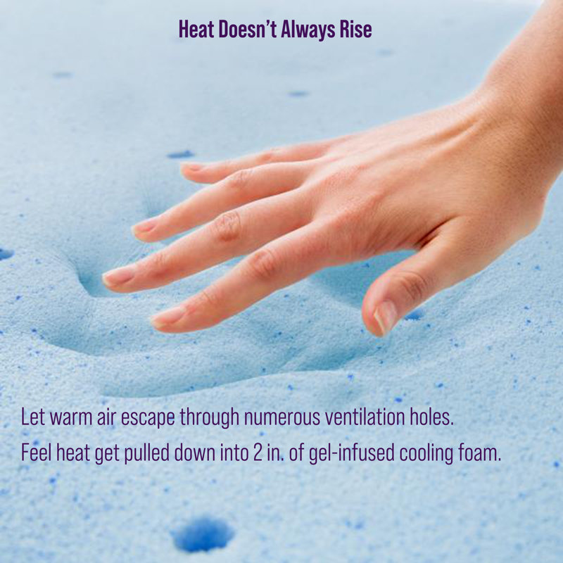 Twin XL White Gel Memory Foam Innerspring Sofa Bed