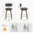 Swivel Upholstered Counter & Bar Stool-20534107-20534106
