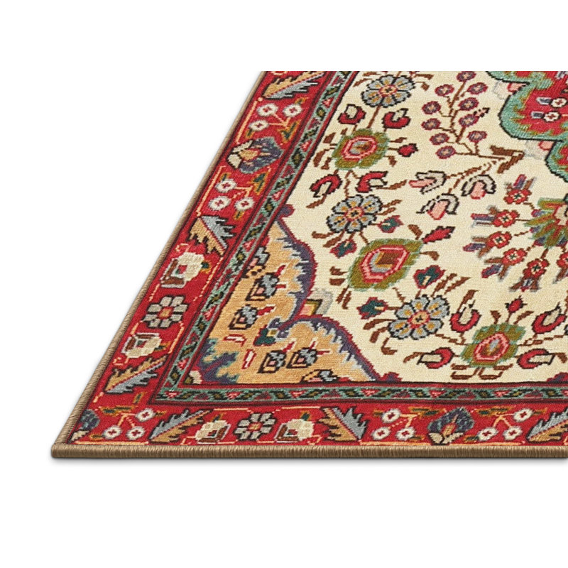 Abercorn Oriental Indoor Rug, Rectangle 4' x 6'