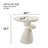 Hockett Lucky Fibreglass Side Table-1125539874