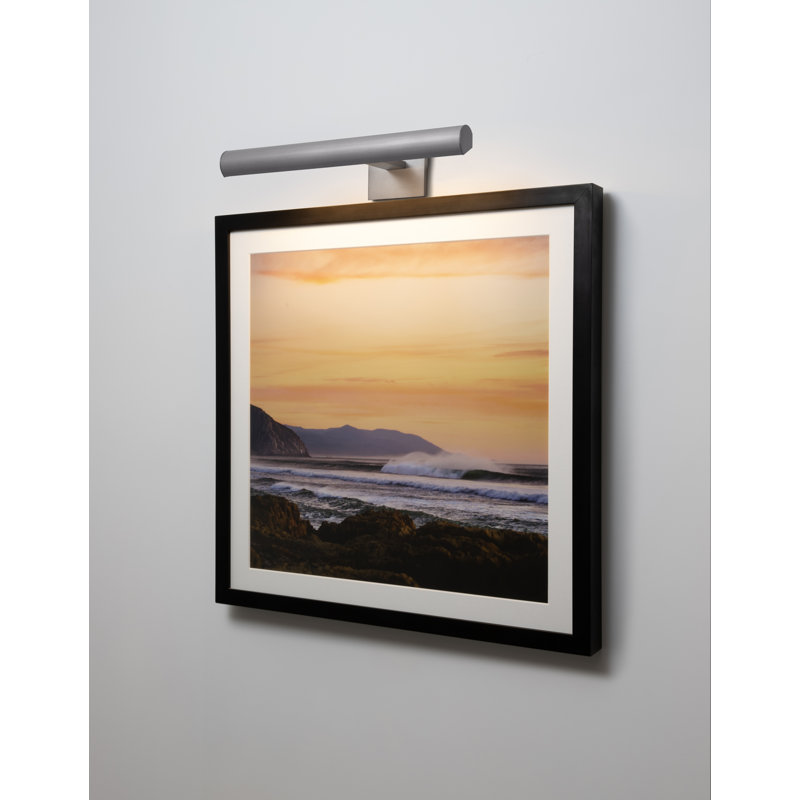 Applique murale à DEL murale ArtLight, Nickel satiné, 4.5" H x 48" W x 9.25" D, 3 500K