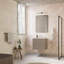 Linear 24" Wall Mounted Single Bathroom Vanity with Top-517121275