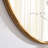 Noella Metal Oval Wall Mirror