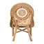 Fauteuil d'appoint bohémien en rotin naturel