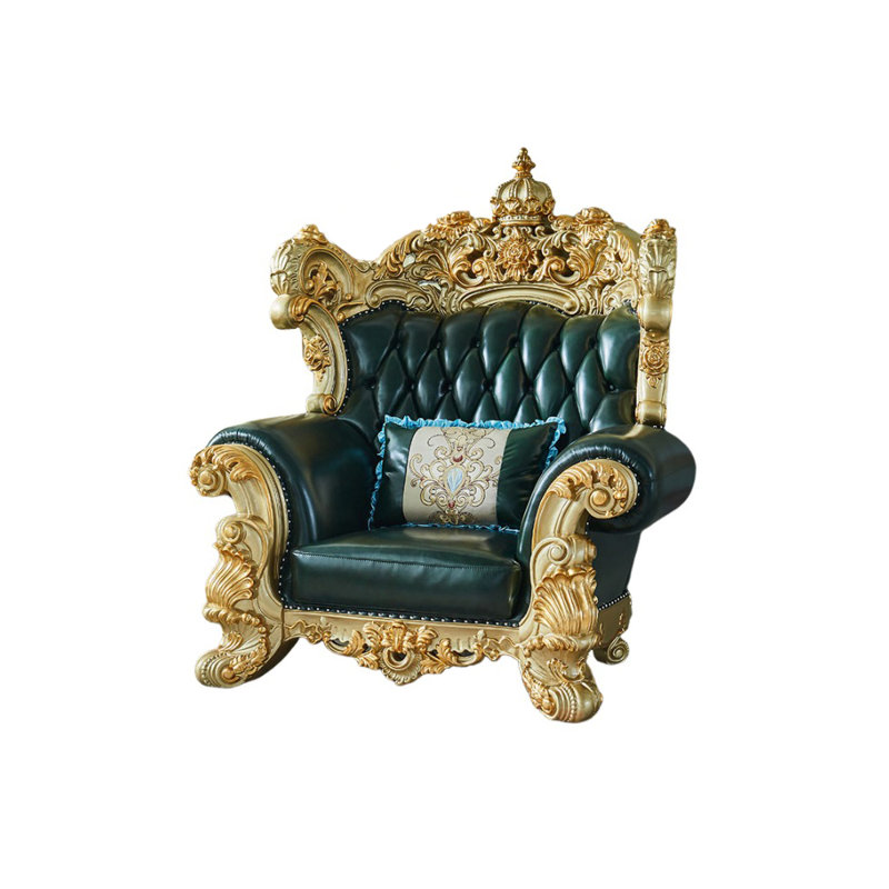 Fauteuil en cuir de vache 59,84 po