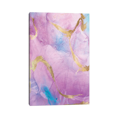 Steelpix Metal Canvas - Gold Highlights II by Eva Watts