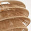 Dia 17.72 Inches, 1-Light Modern Farmhouse Chandelier With Hand-Weaving Shade