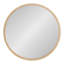 Miroir rond en bois manufacturé Shivai-864586656