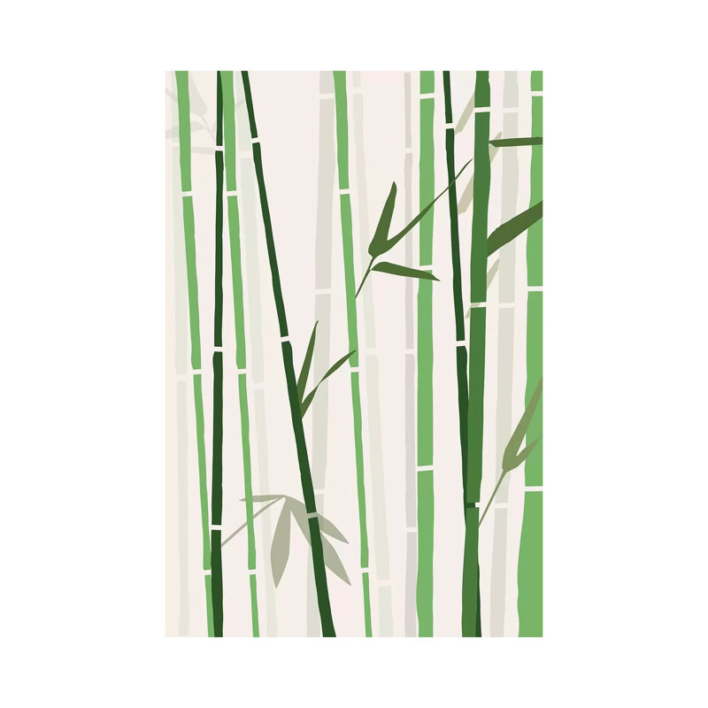 Bamboo - Wrapped Canvas Painting, 66.04cm H x 45.72cm W x 1.91cm D