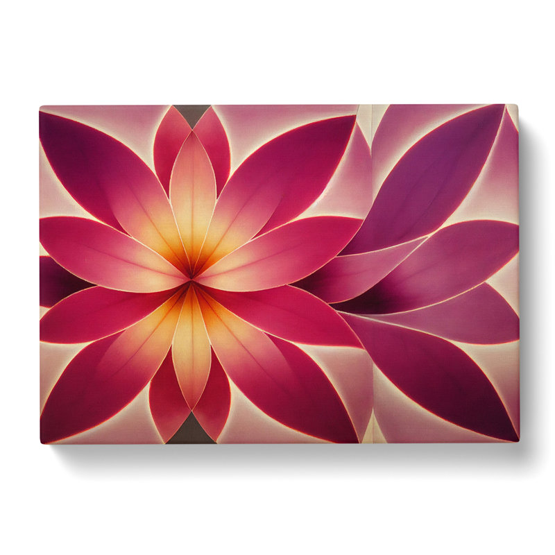 Dreamy Flowers - Wrapped Canvas, 35cm H x 50cm W x 3cm D