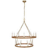 Darlana 20 - Light Wagon Wheel Chandelier