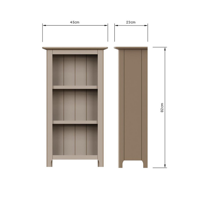 Accetturri 3 Tier Bookcase Putty, Putty