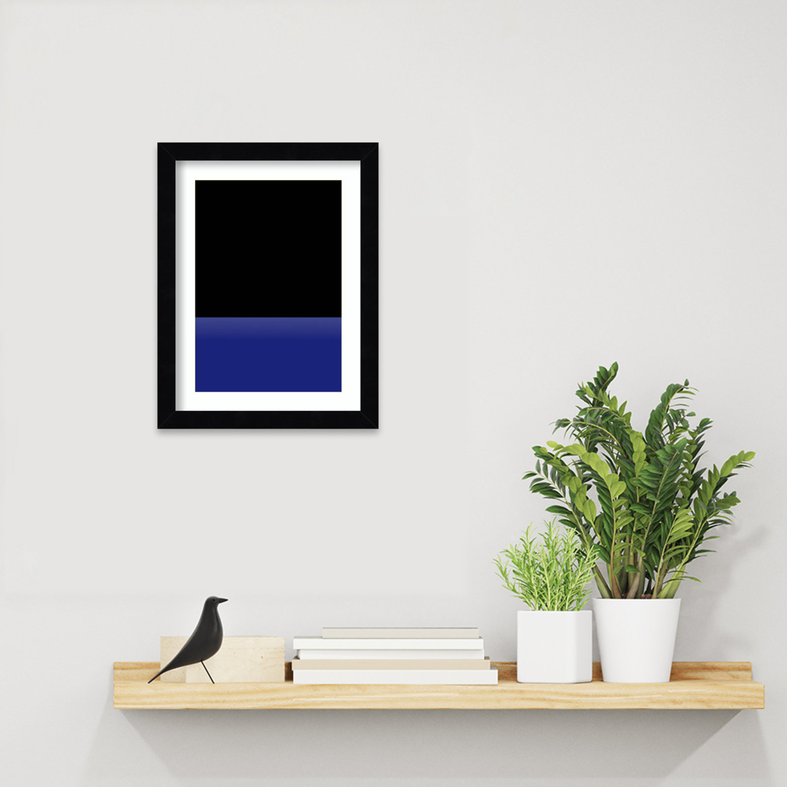 Lancey "Sea" Print by Alex Caminker, Black , 13" H x 10" W