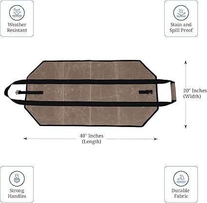 Canvas Log Carrier