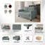 Causeuse en velours-167929000