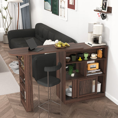 Armoire de salle à manger à hauteur de comptoir 31,5 po avec rangement