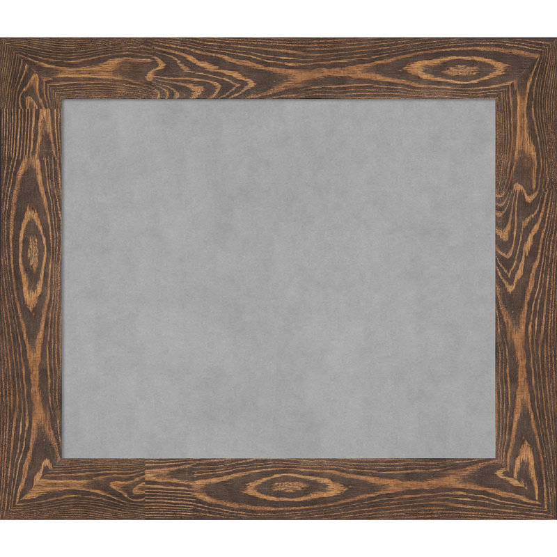 Tableau magnétique encadré brun pont, H 26 po x l 30 po