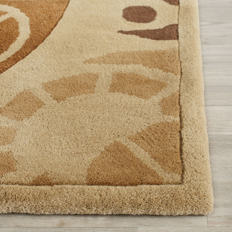 Mclain Oriental Wool Hand Woven Indoor / Outdoor Area Rug, Rectangle 91 x 152cm