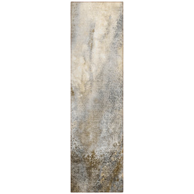Fairhills Washable Abstract Indoor / Outdoor Rug
