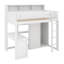 Lit mezzanine simple avec tablettes et garde-robe-1791429200