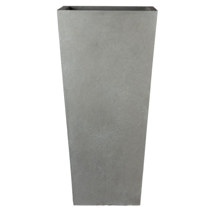 Plant Pot, Light Grey, 65cm H x 32cm W x 32cm D