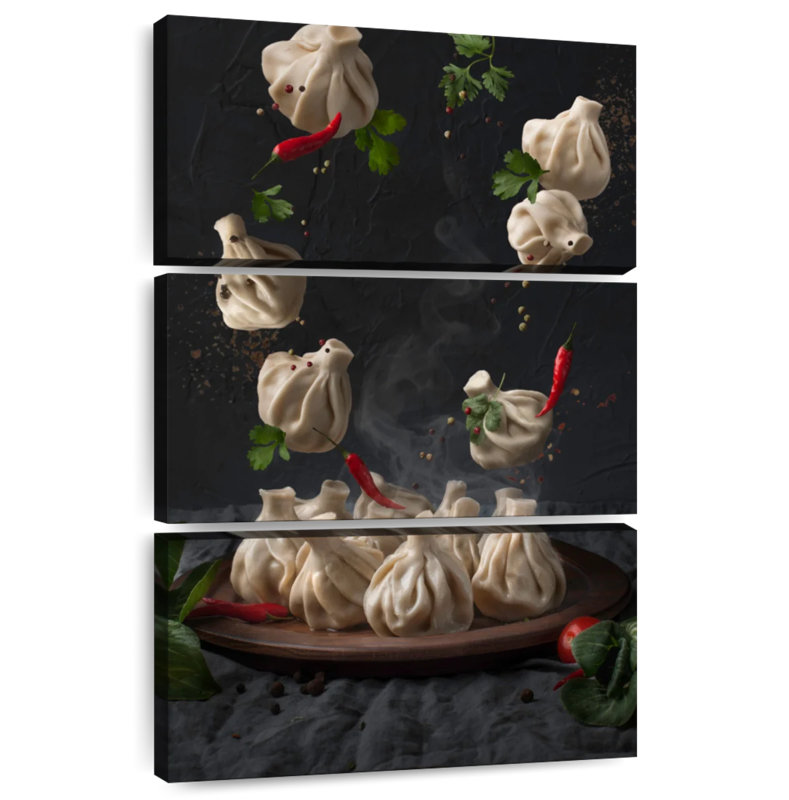 Yarlin Khinkali Meat Dumplings, 74" H x 48" W