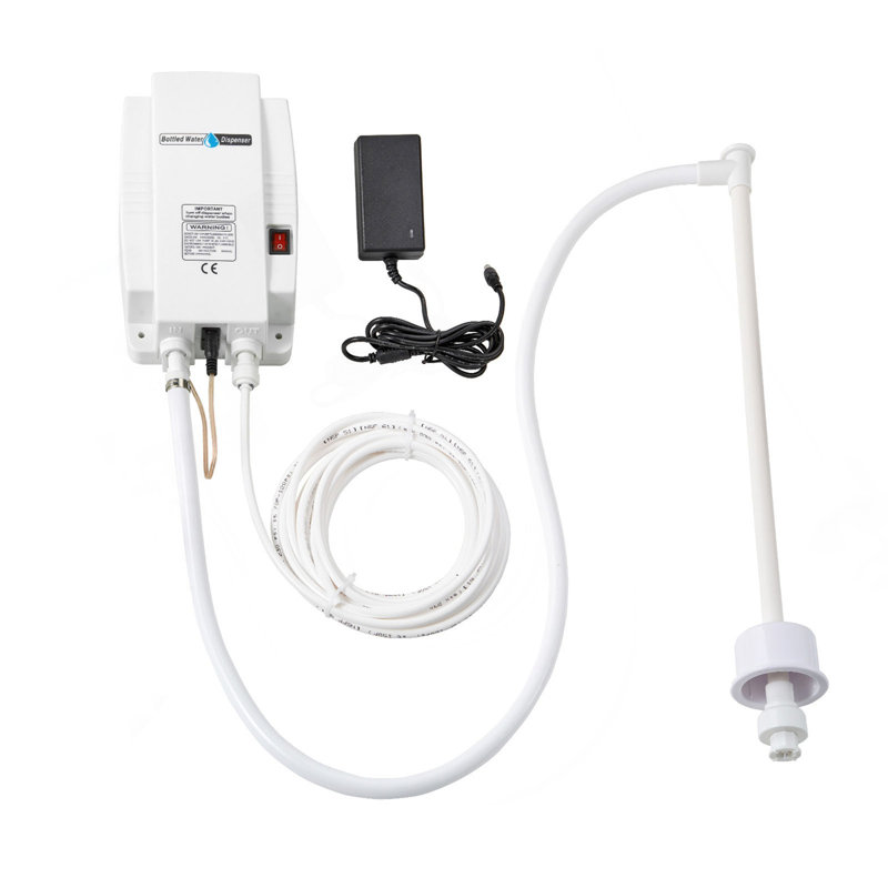 Bottled Water Dispenser Pump System , 110V 20Ft US Plug High Flow Bottled Water Pump With Single Inlet , Water Dispenser Pump Compatible Use With Coffee/Tea Machines, Ice Makers