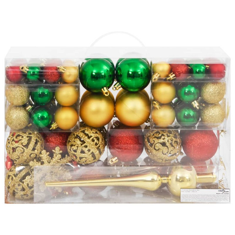 Christmas Decorative Accent, Red/Gold/Green