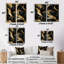 «Midnight Charm» - art mural grand marbre noir et or-60290584-60290590-60290591
