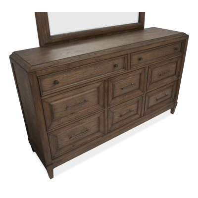Commode à tiroirs avec miroir de paysage