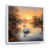 Cadre flottant blanc