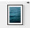 Impressions océaniques encadrées, impression de surf, impressions de mer profonde, photographie de l'océan apaisant, art mural encadré bleu océan, impressions océan foncé, mer maussade