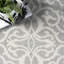 Tapis à motif géométrique pour le salon, la chambre à coucher, la salle à manger et la cuisine Tyner, gris / ivoire-44471756