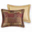 Édredon pour grand lit brun 4 pièces - Nettoyage à sec et taies décoratives, lavable à la machine, collection de lits élégants, palette de couleurs chaudes