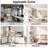 Single Door, Three Shelves Glass Storage Cabinets-1669186393