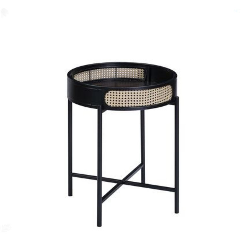 Colson Black Finish End Table