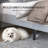 Bed Frame with Storage Drawers Pockets and Galaxy Star Projector Upholstered Wingback Headboard-1992529693-1992529689