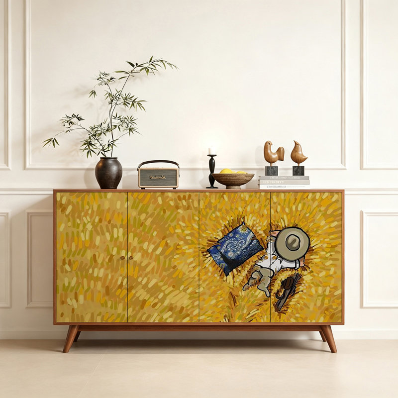 Buffet décoratif de style rétro universel
