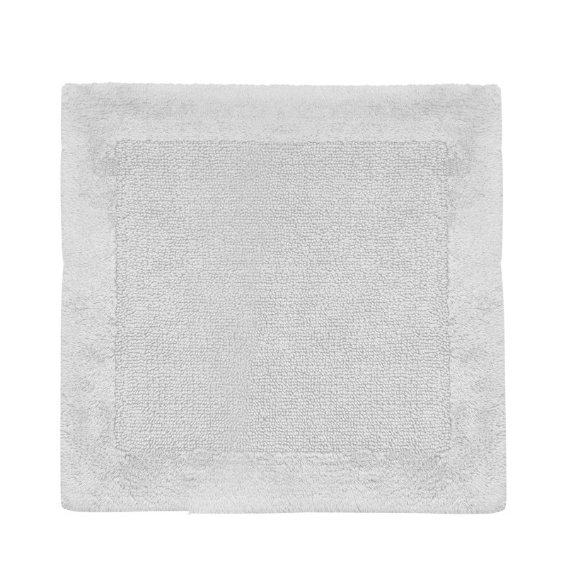 Amelie Square Bath Rug, Brown, 50cm W x 55cm L