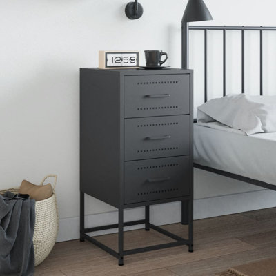 Raddatz 36cm W Steel Bedside Table