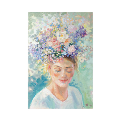 Spring Flowers by Katharina Valeeva - Wrapped Canvas Painting