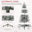 Arbre de Noël artificiel enneigé 7,5 pi
