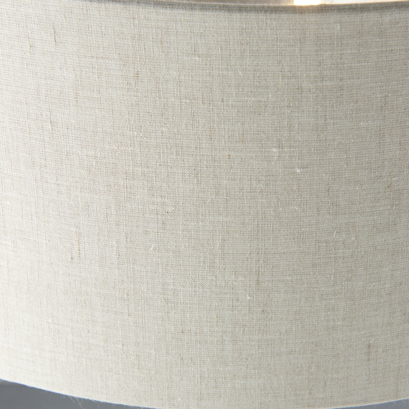 Landover 160cm Candelabra Floor Lamp, Brushed Chrome, Natural
