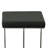 Modern Black 24 Inch Space-Saving Counter Stool with Chrome Base-436842835