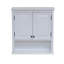 Armoire de rangement murale pour salle de bain Dorset, 69 cm (L) x 74 cm (H), avec deux portes et une Ã©tagÃ¨re ouverte-155105753