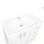 Lavabo 35,6 "en céramique, seulement évier en céramique, sans armoire