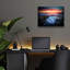 «Red Sky At Dusk» par Rick Berk, art mural en verre acrylique-677096936