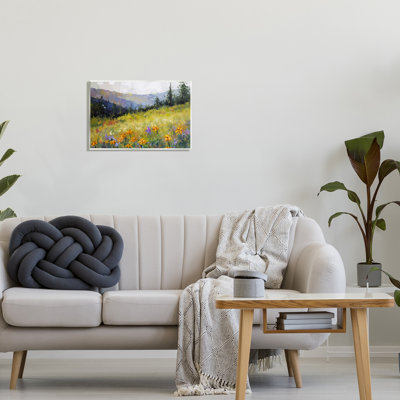 «Bb-212-Wood Flower Meadow», peinture sur panneau de fibres à densité moyenne par Ziwei Li