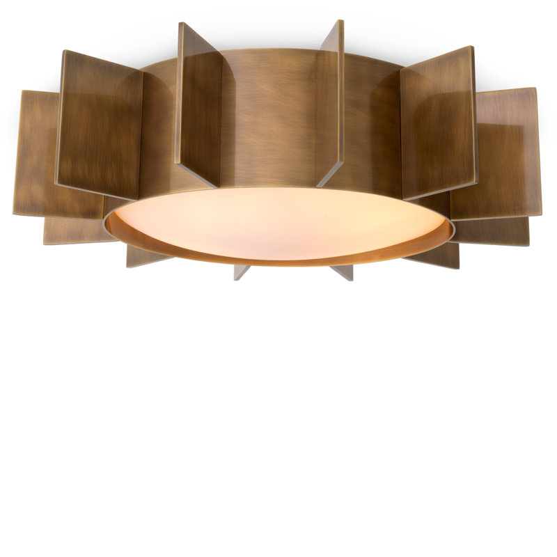 Ceiling Lamp Mario Vintage Brass Finish