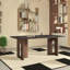Combinaison de table et chaises de salle à manger d'âge moyen-104075341-104075338